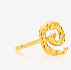 Sistie Isola ørestik sølv forgyldt 1 stk.